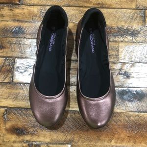 Cole Haan Studiogrand Meteor Leather Rose Gold Ballet Flat 10